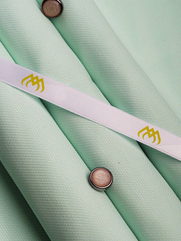 Mint Green Doby Textured - Imported Cotton