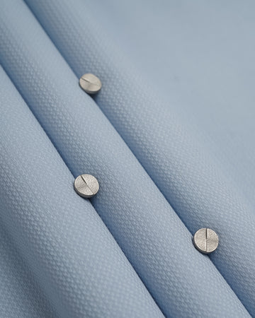 Sky Blue Doby Textured - Imported Cotton