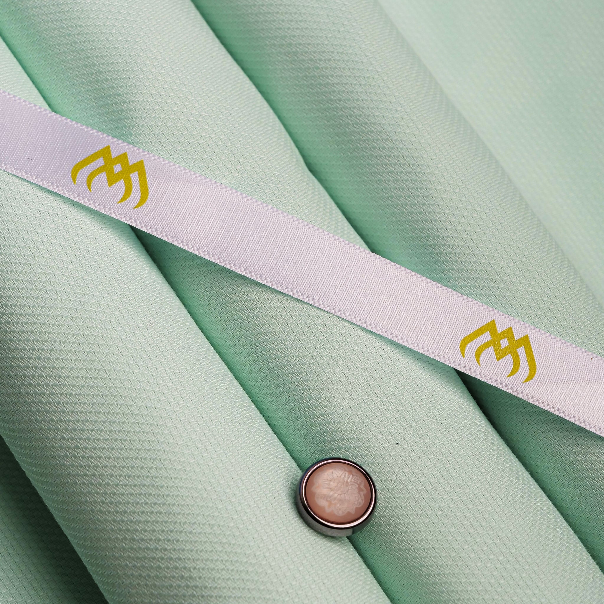 Mint Green Doby Textured - Imported Cotton