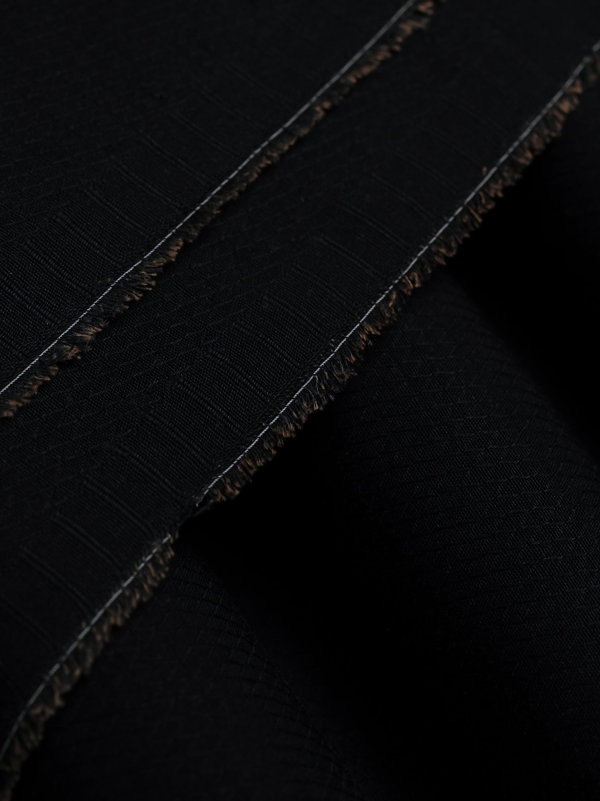 Black Doby Textured - Imported Cotton