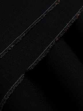 Black Doby Textured - Imported Cotton