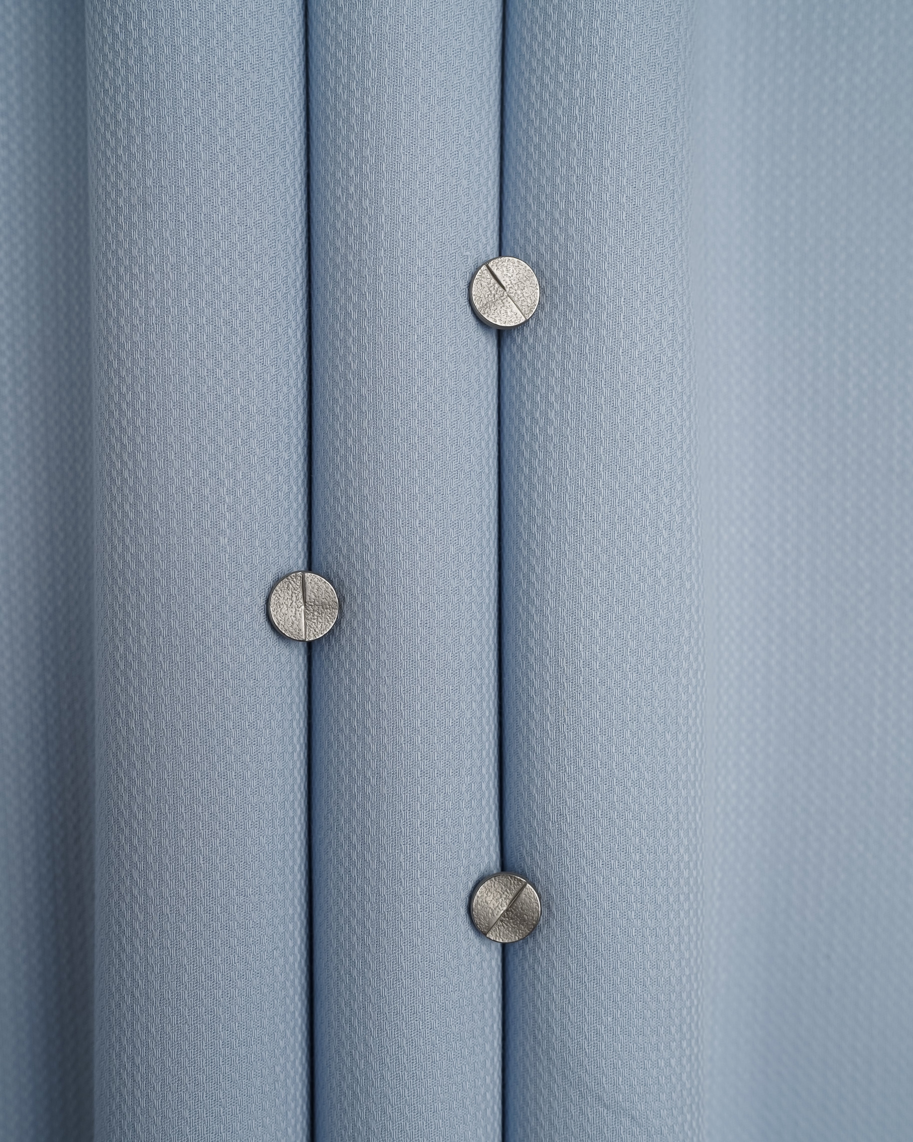 Sky Blue Doby Textured - Imported Cotton