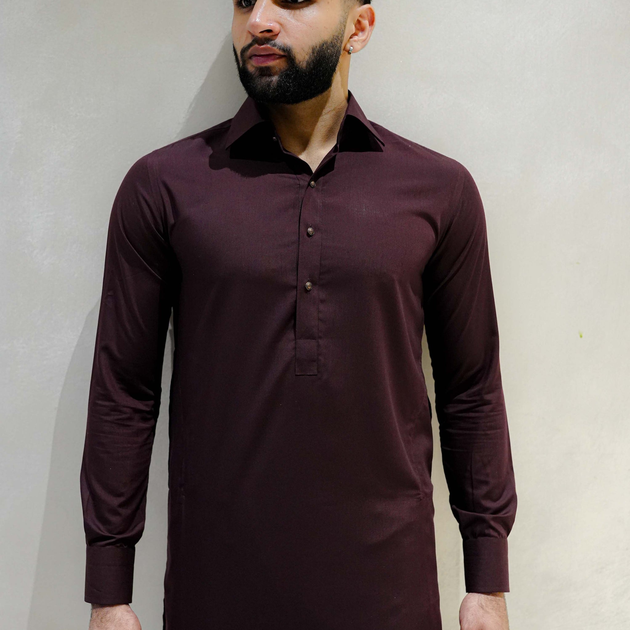 Maroon - Kameez Shalwaar