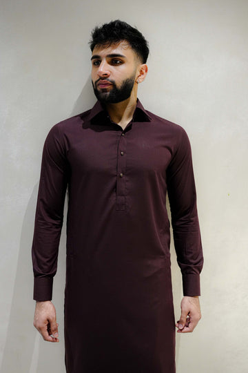 Maroon - Kameez Shalwaar
