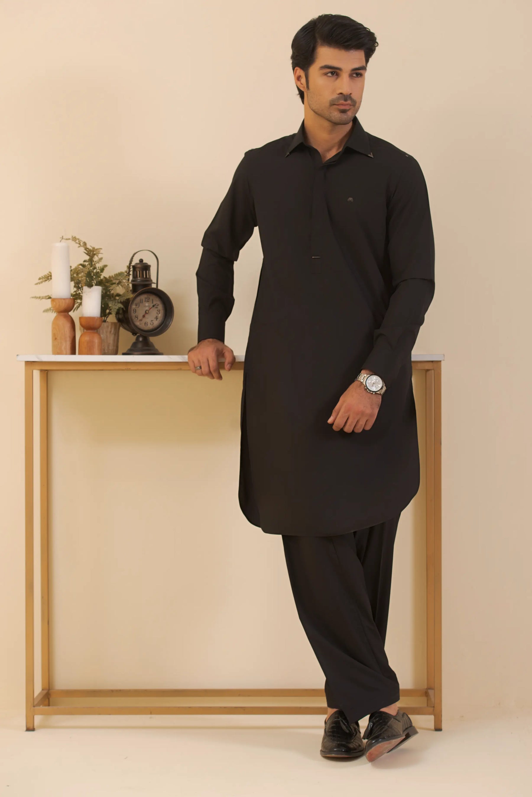 Black-Shalwar Kameez