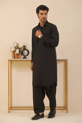 Black-Shalwar Kameez