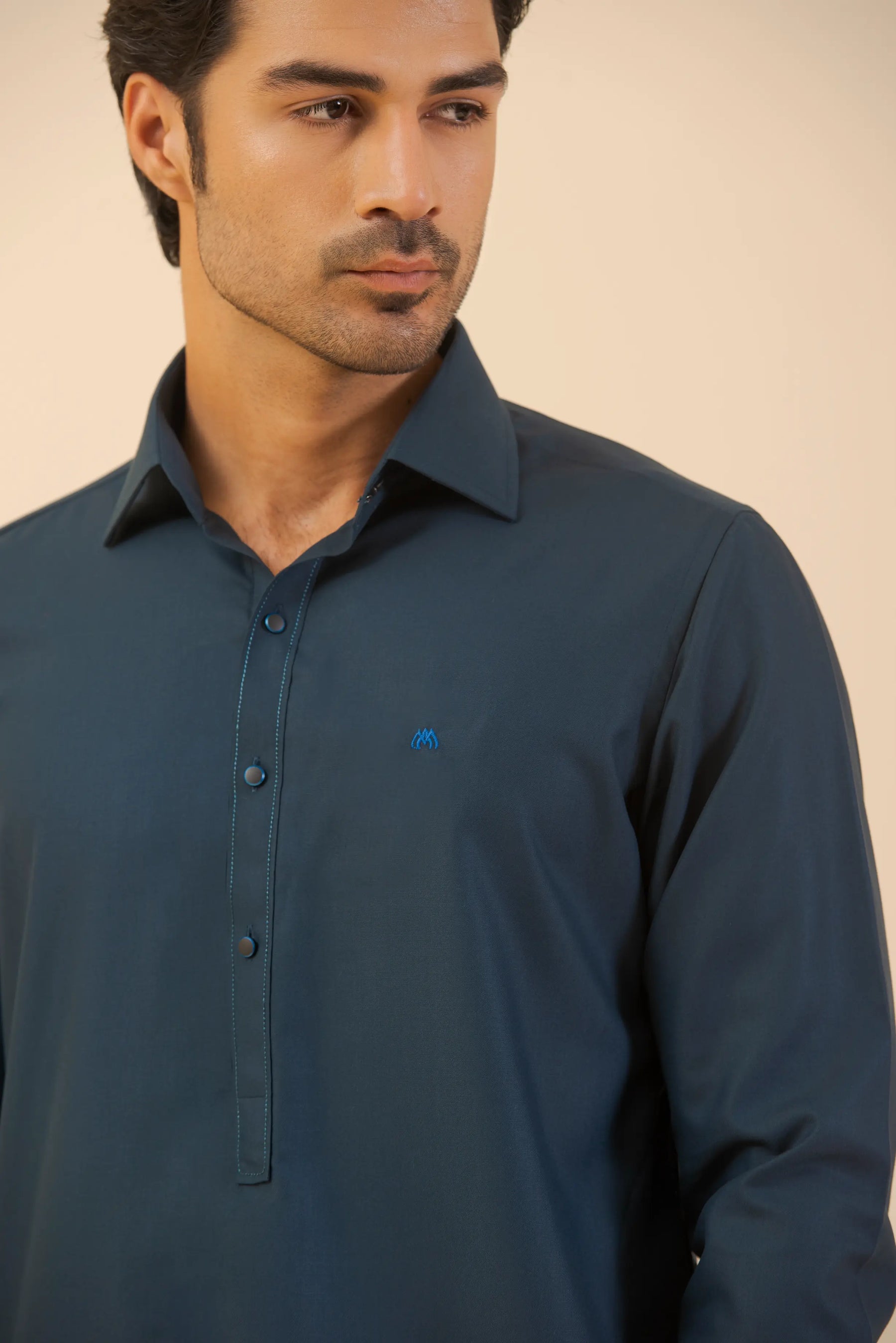 Blue-Shalwar kameez