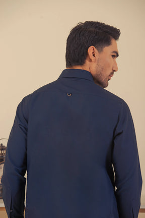 Classic Navy Blue-Shalwar Kameez