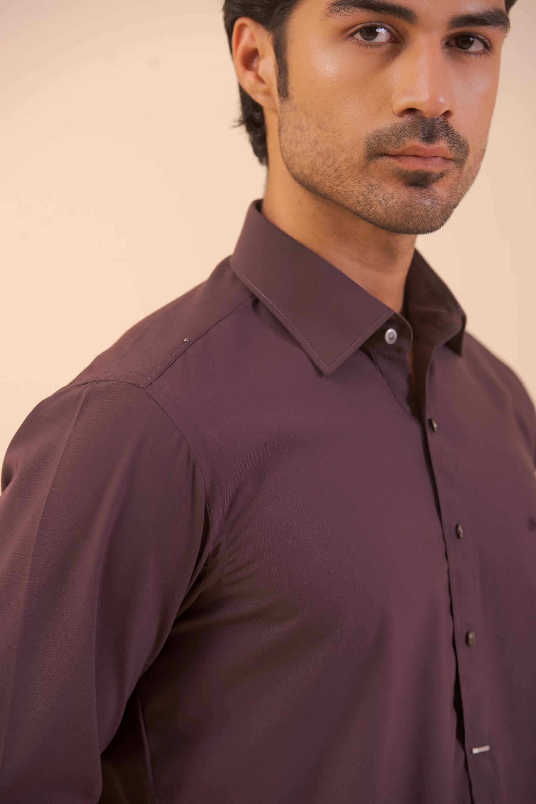 Purple-Shalwar Kameez