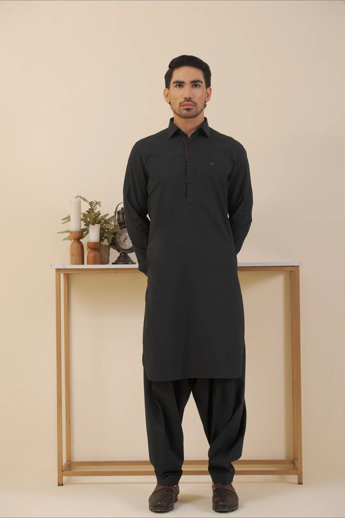 Premium Black-Shalwar Kameez