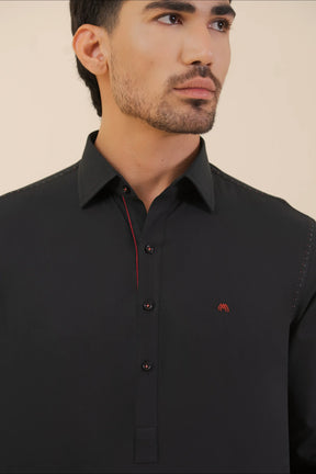 Premium Black-Shalwar Kameez