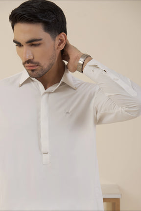 Off White-Shalwar Kameez