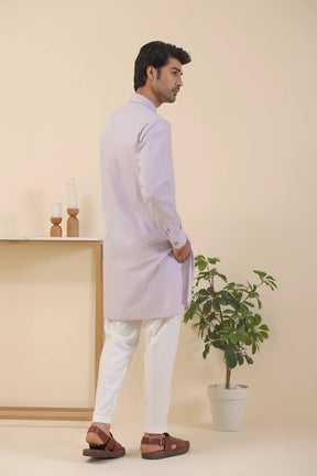 Light Purple-Kurta Pyjama