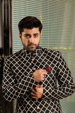 Black Gold Sherwani