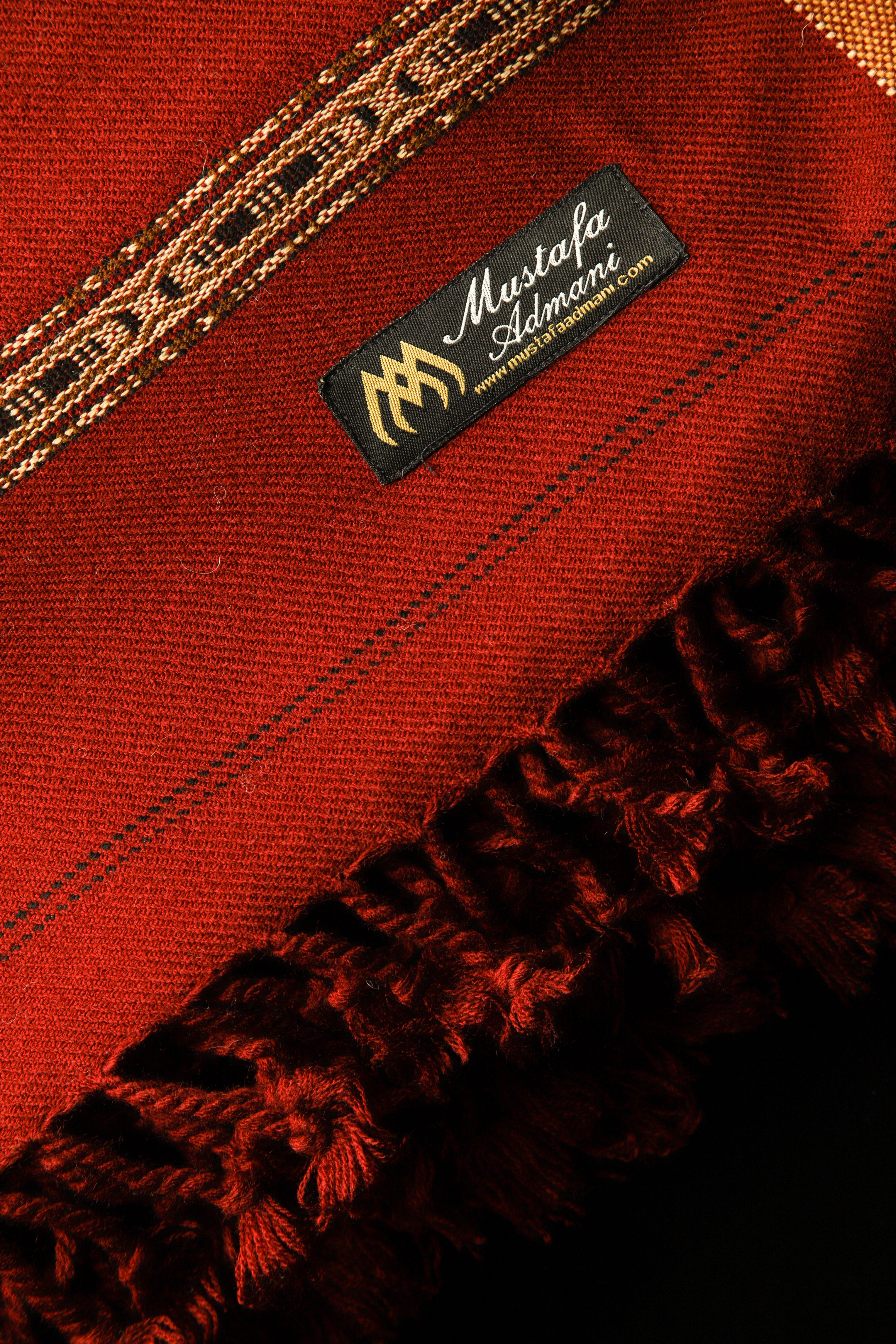Maroon Pashm Shawl