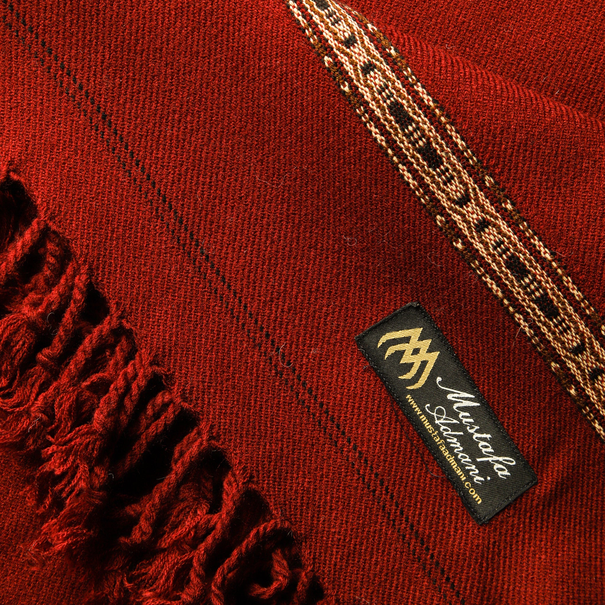 Maroon Pashm Shawl