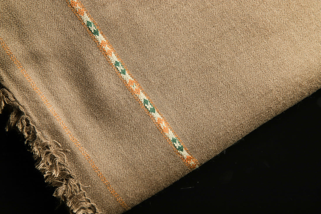 Cashmere Shawl - Light Brown