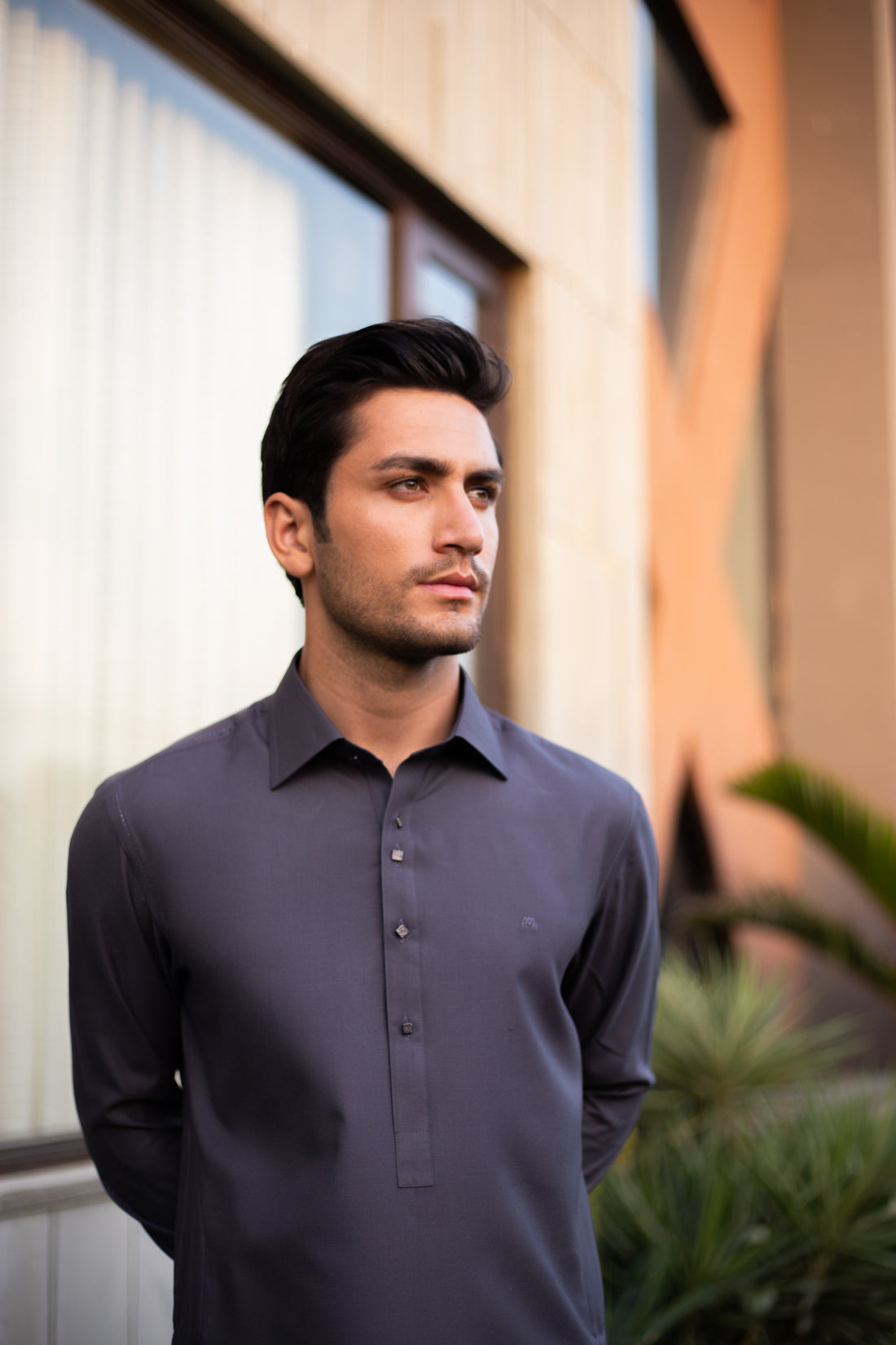 Sterling Grey - Grey Shalwar Kameez