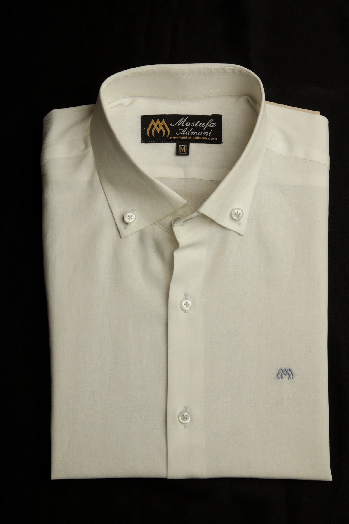 Simple White Button Down Shirt.