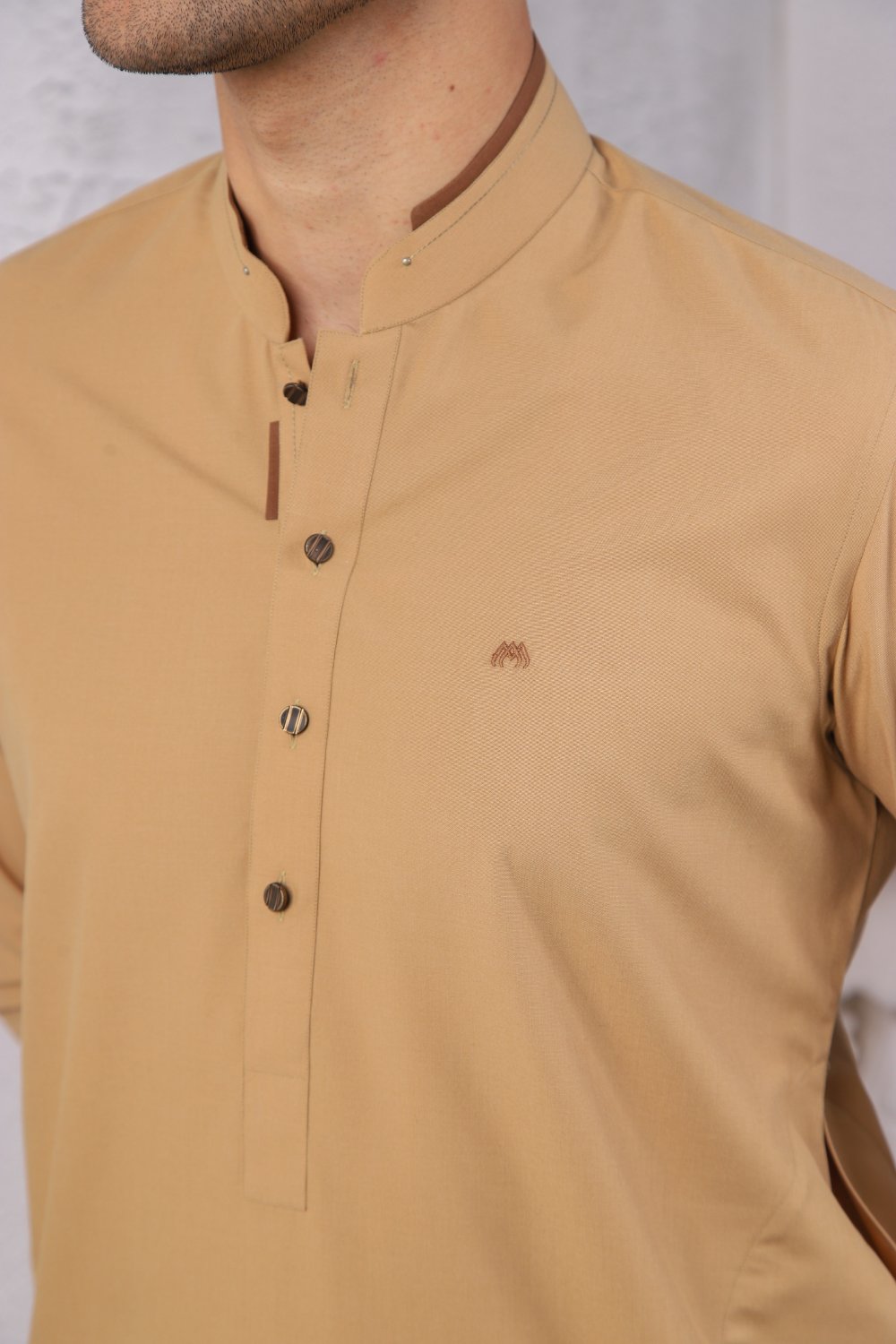 Classic Camel Brown - Shalwar Kameez