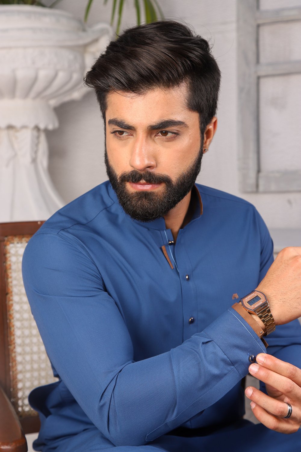 Classic Royal Blue - Shalwar Kameez