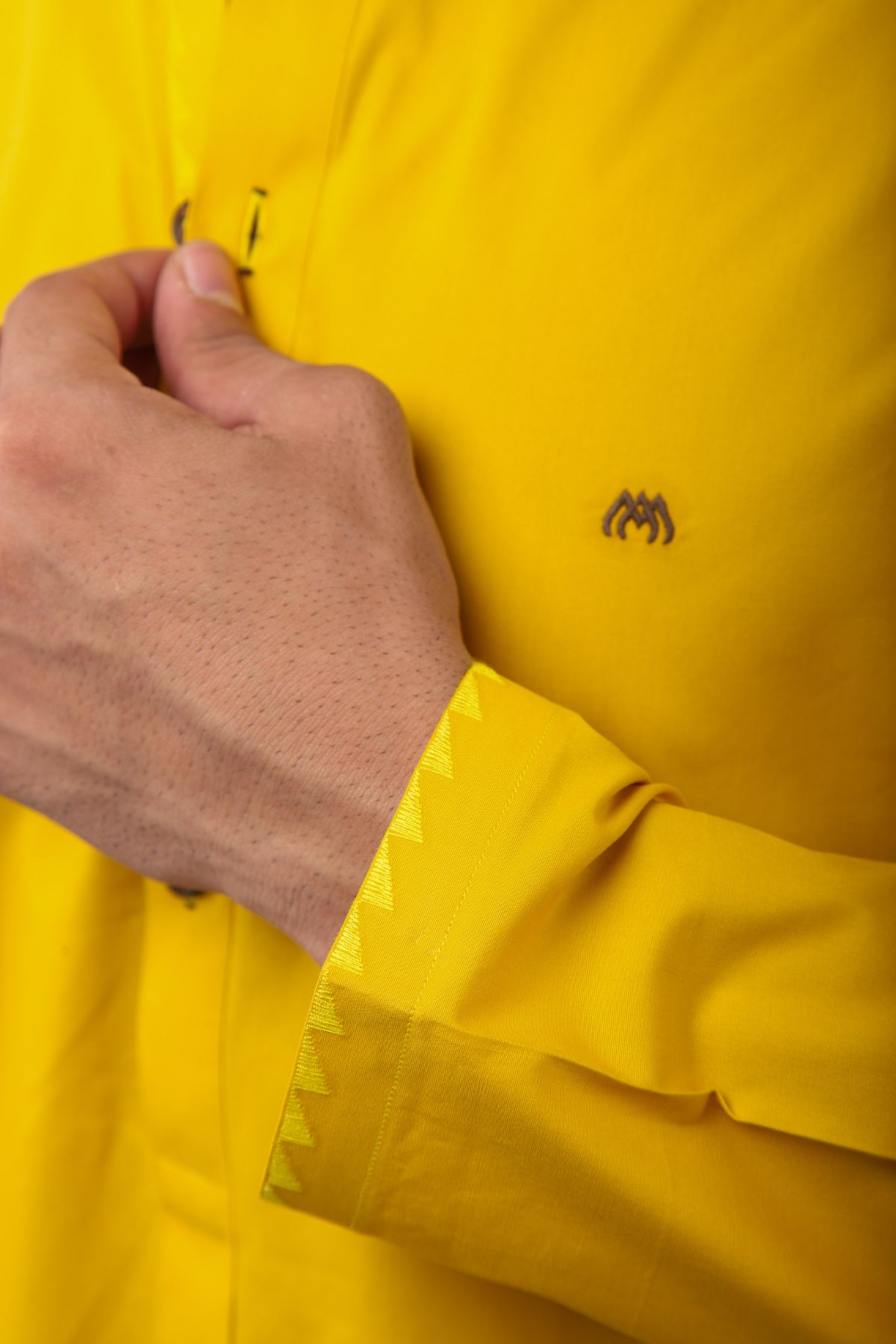 Basic Kurta Pyjama - Yellow