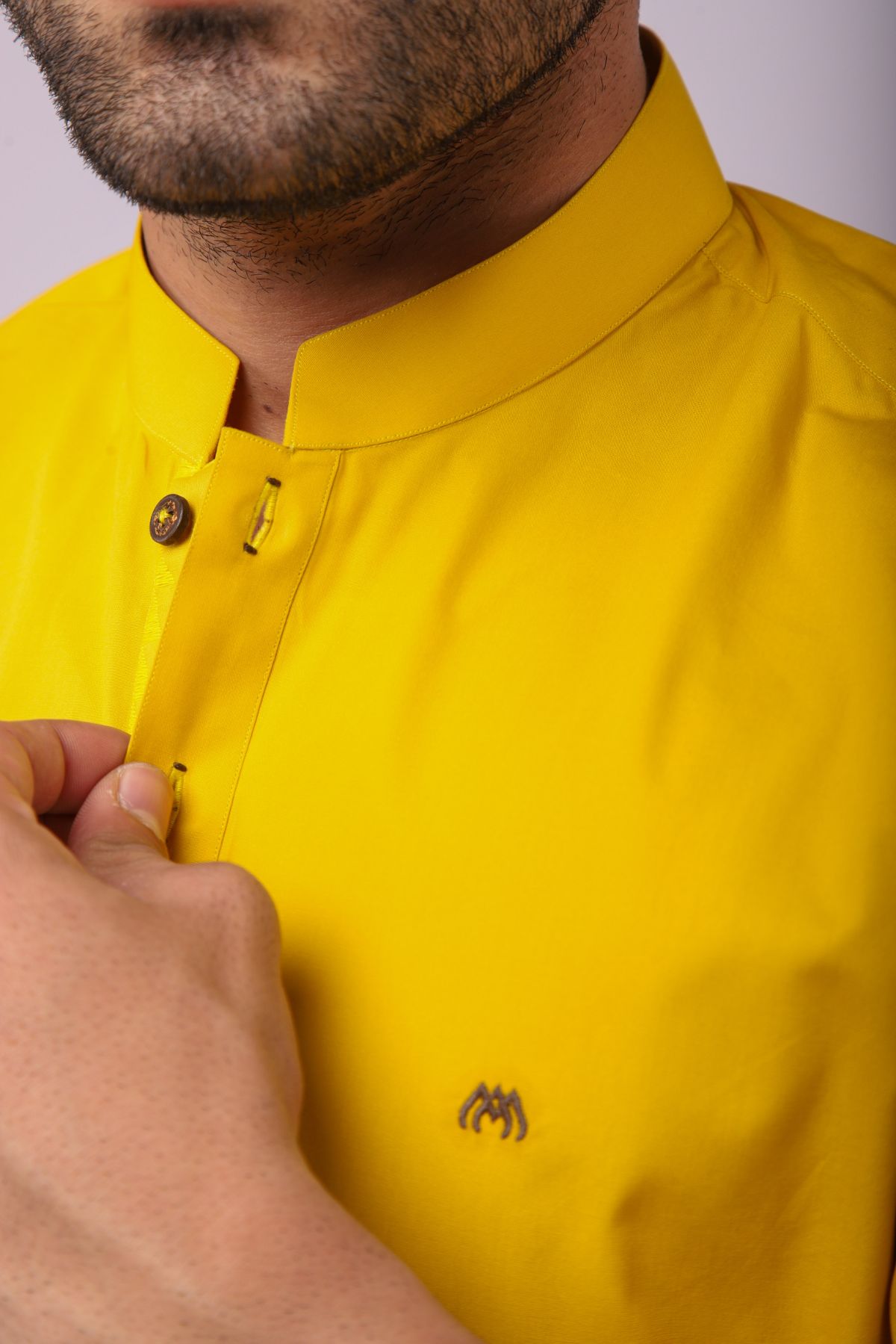 Basic Kurta Pyjama - Yellow